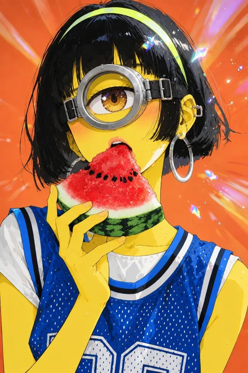 Cover This Character But As A Cyclops With Yellow Skin And A...