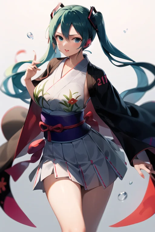 Masterpiece, Best Quality, Looking At Viewer, 1girl, Hatsune...