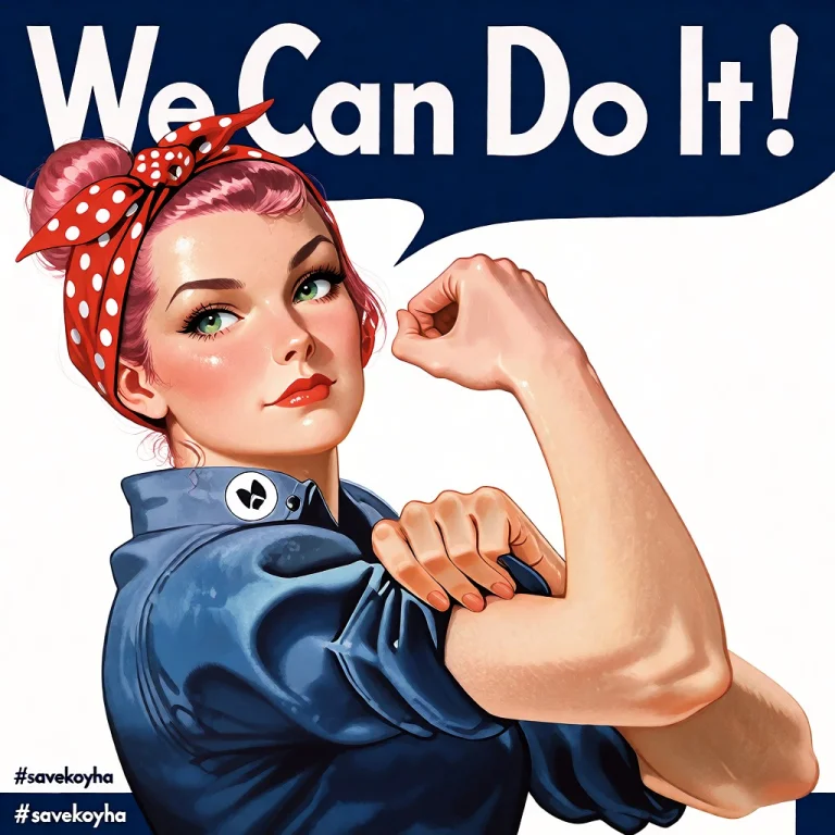 Ww2 Propaganda, A Recreation Of The We Can Do It Poster By J...