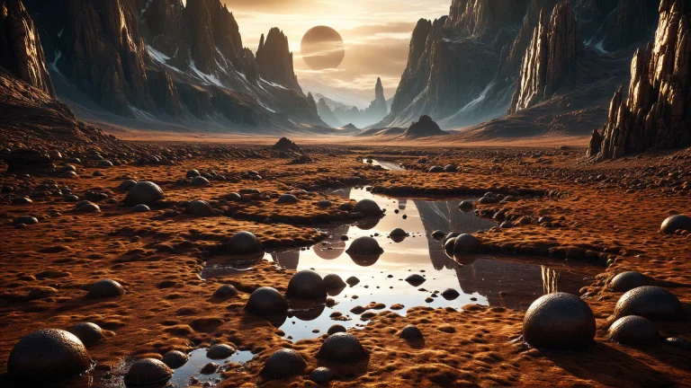 Embedxleasylazyembedslazypos, Dream Like Landscape With Mid-...