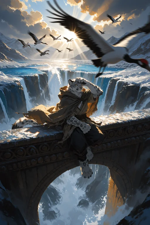 A Breathtaking Cinematic Anime Artwork Rendered With Painter...