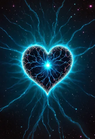Otherworldly Starry Light, Heart Of A Nebula, Bioluminescent... — SDXL AI Prompt: otherworldly starry light, heart of a nebula, bioluminescent light, cosmic glow,...
