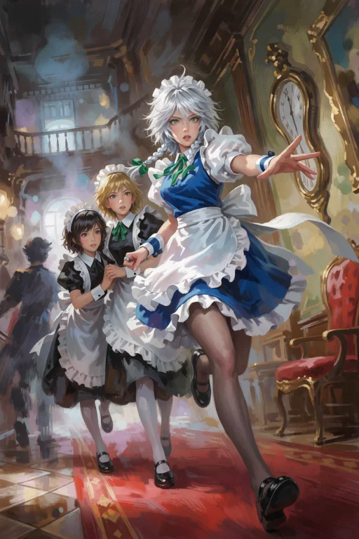 Matsudastyle Digital Painting Illustration Depicting Sakuya...