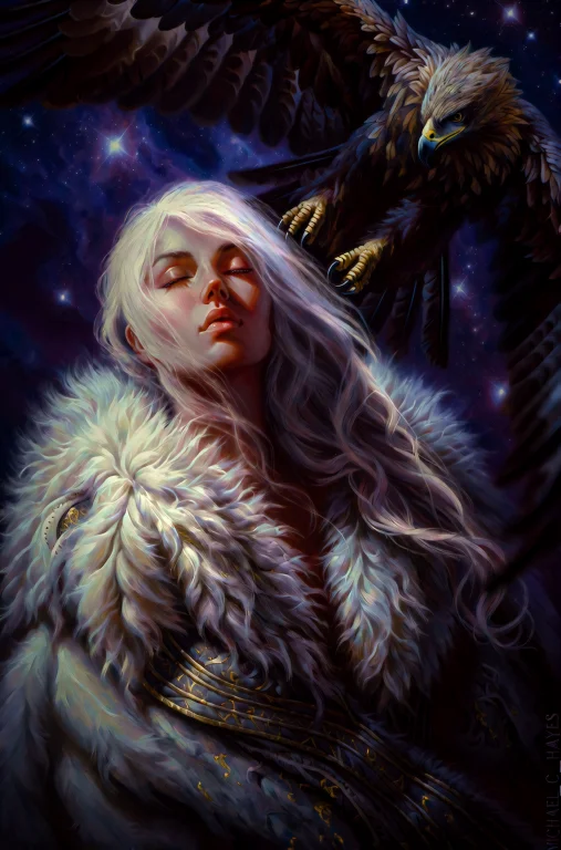 A Photorealistic Fantasy Illustration In The Style Of Michae...