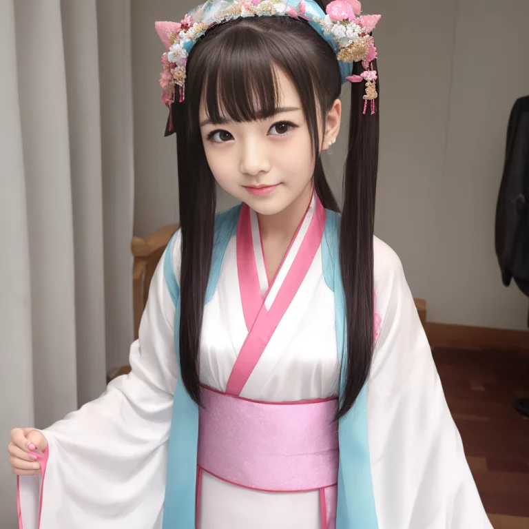 Masterpiece, Best Quality,hanfu, Cute  Girly Idolmaster,