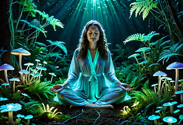 Lorabiolumins0.85 Serene Mystical Portrait, A Beautiful Woma...