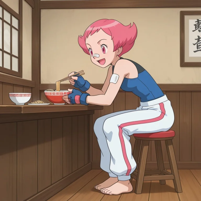 Score9, Score8, Break, Solo, Maylenepkm, 1girl, Pink Hair, S...