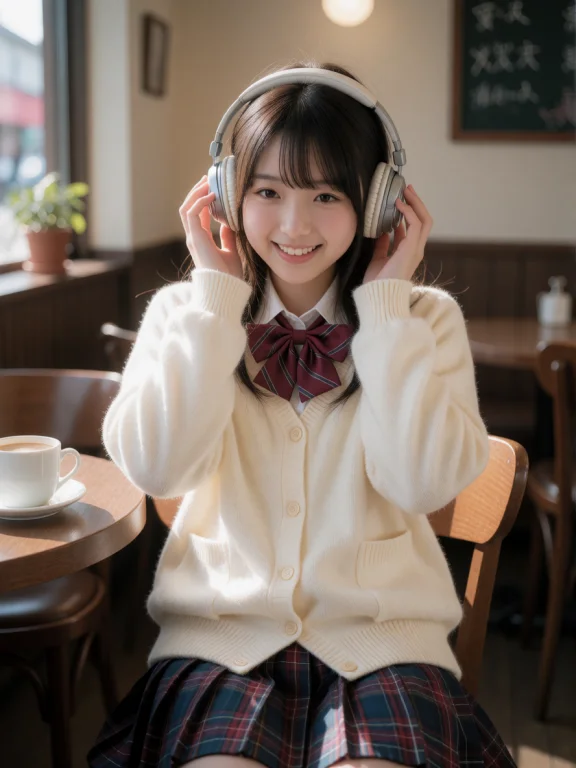 Cinematic, Ultra-realistic Photo, A Cheerful Japanese Girl R...