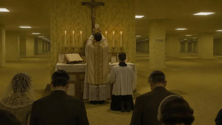 Attending A Traditional Latin Mass Deep In The Backrooms In...