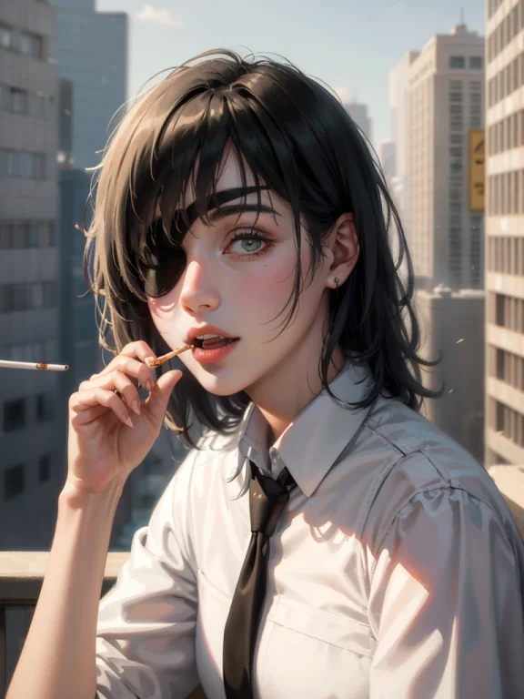 Right Eye Mask, Smoking, Hand With Cigarette, Cute, Selfie,...