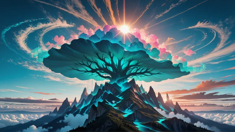 Embedxleasylazyembedslazypos, Dream Like Landscape With Turq...