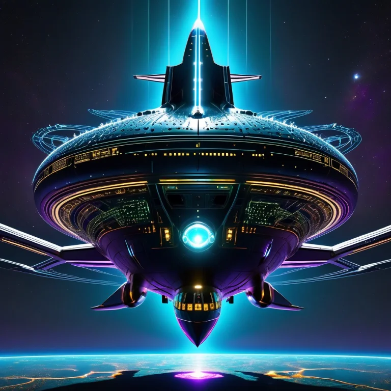 A Gigantic Living Spaceship Growing Organically Like An Alie...