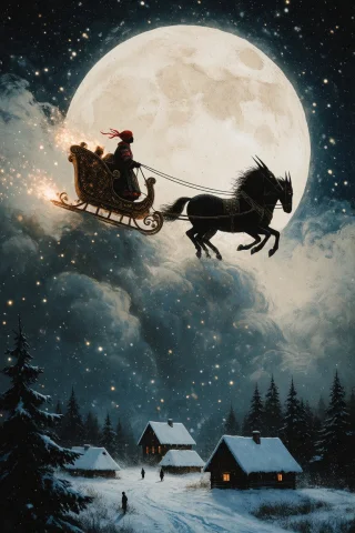 Zidiusart, Anat0, Heroic Dark Fantasy Illustration Inspired... — Stable Diffusion AI Prompt: zidiusArt, Anat0, heroic dark fantasy illustration inspired by "The Night Before...