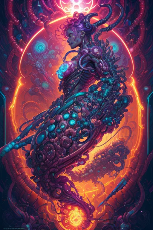 Amazing Anatomy, Fantastic Biopunk Perfect Art, 64k Ultra Hd...