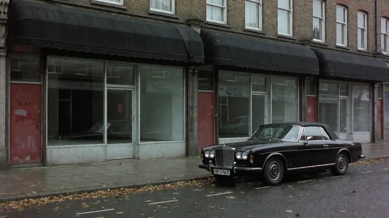 Sntch2000, A Vintage Black Convertible Is Parked At The Curb...