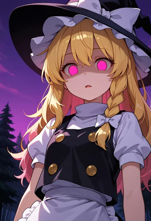 Kirisame Marisa, Blonde Hair, Witch Hat, 1girl, Empty Eyes,...
