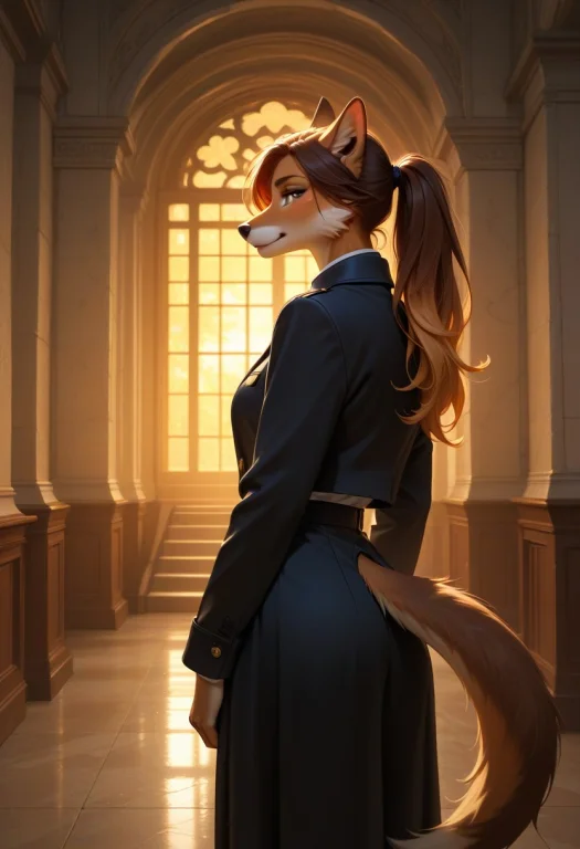 1girl, Furry, Highly Detailed, Detailed Background
