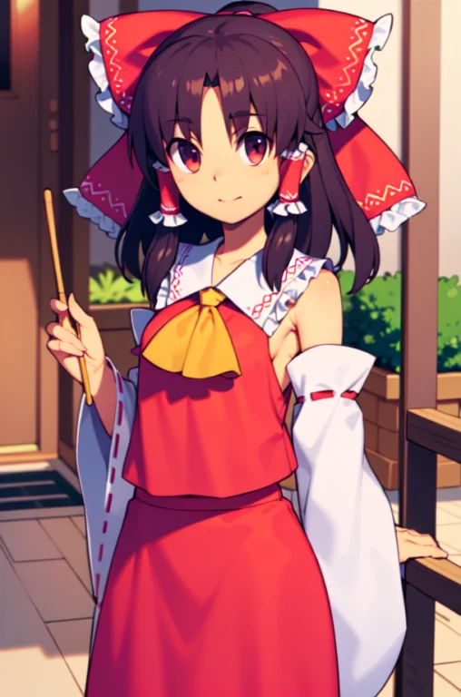 Masterpiece, Bestquality, 1girl, Solo, Hakurei Reimu, Lorame...