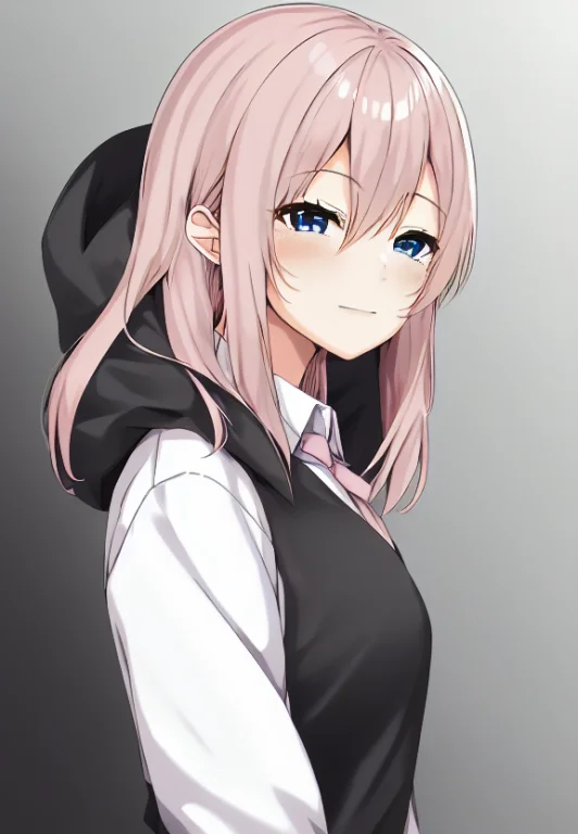 1girl, Bangs, By Sky-freedom,upper Body, From Side, Turning...