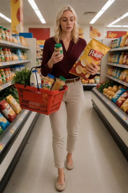 Sashamiller. Walking Through A Grocery Store After Work Wear...