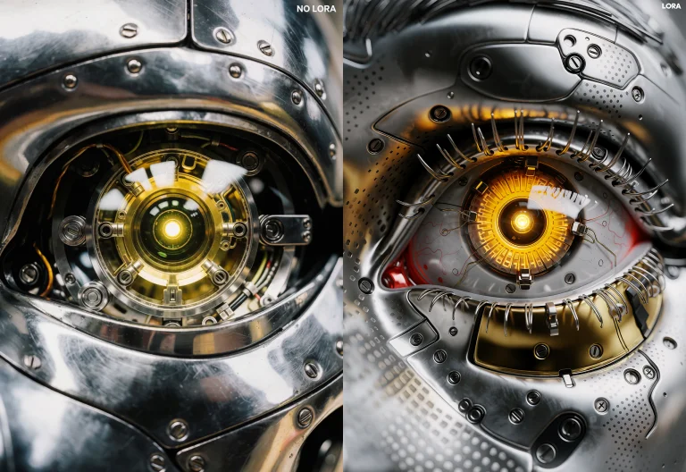 The Photograph Shows A Close-up, Detailed View Of A Futurist...