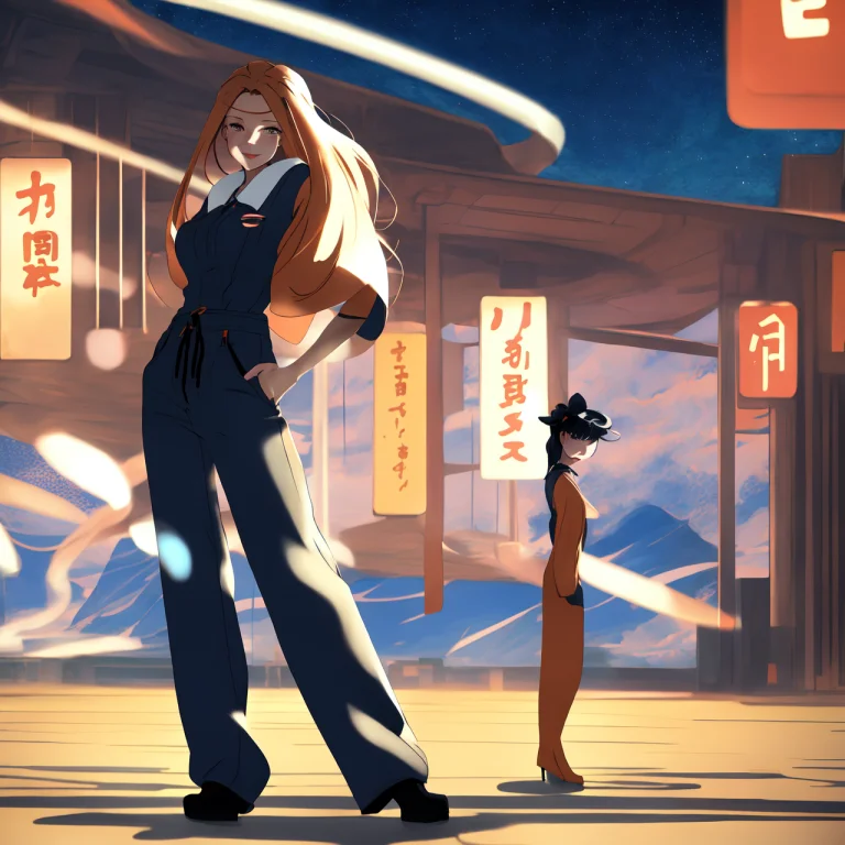 Anime, Woman Standing, Digital Art, Concept Art, Kyoto Anima...