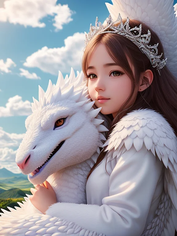 ,the Beautiful Scene Render That A Beautiful Girl Lies In Th...