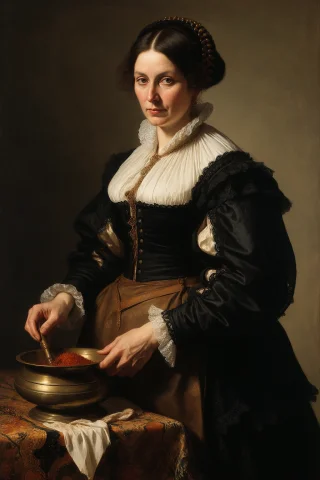 In The Style Of Diego Velzquez, Half-body Spanish Baroque Po... — Stable Diffusion AI Prompt: in the style of Diego Velázquez, half-body Spanish Baroque portrait of a 45-year...