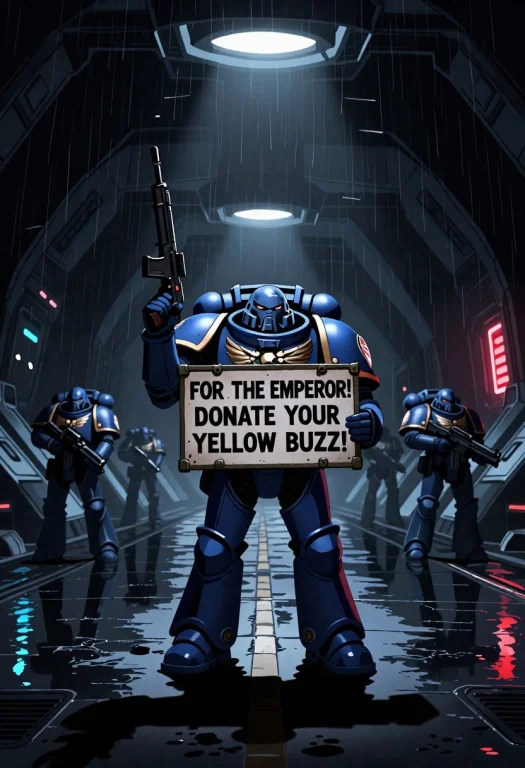 For The Emperordonate Your Yellow Buzzanime Style40k