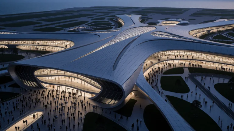 Zhaarchstyle, An Expansive International Airport Terminal Si...