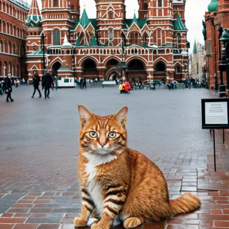 Photo, Medium-close Establishing Scene, Gingertomcat In Red...