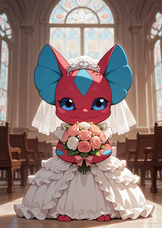 Masterpiece, Best Quality, Solo, Elizamon, Furry, Chibi, Mul...