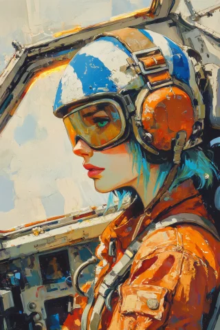 Highleveldescriptiona Vibrant, Mixed-media Digital Painting... — Stable Diffusion AI Prompt: {"high_level_description":"A vibrant, mixed-media digital painting of a female a...
