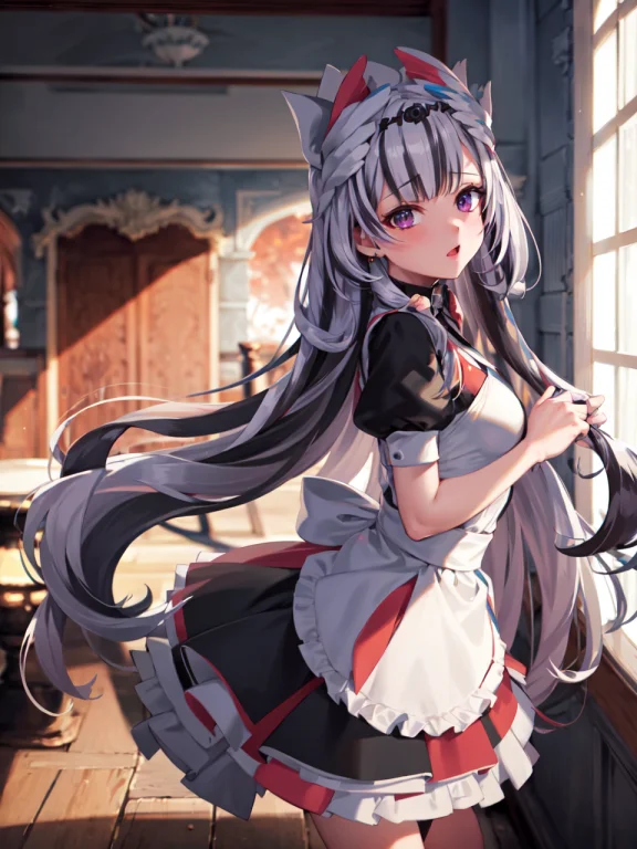 Masterpiece, Best Quality, Absurdres, 1girl, Maid, Veyleenga...