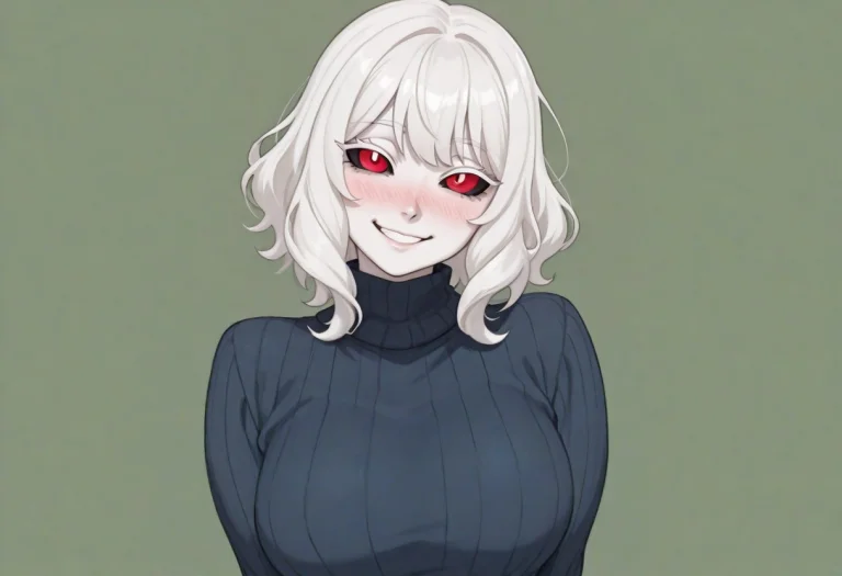 1girl, Mature Female, Female, Solo, Female Focus, Nose Blush...