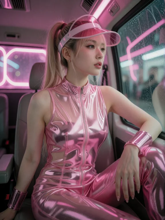 Cinematic, Ultra-realistic Photo, A Stylish K-pop Idol In A...