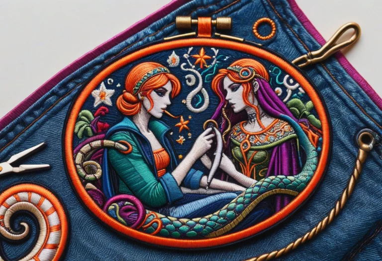 Ral-embroideredpatch, An Oval Embroidered Patch Stitched Ont...