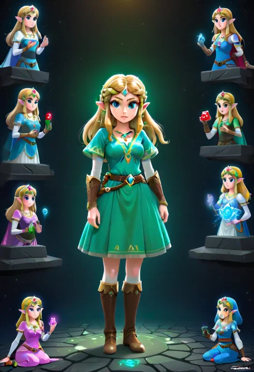 Score9, Score8up, Score7up, Sourcecartoon, Princess Zelda Lo...