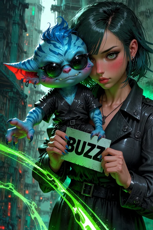 , Holding A Sign Buzz, Turkish Woman, Oval Face, High Cheekb...
