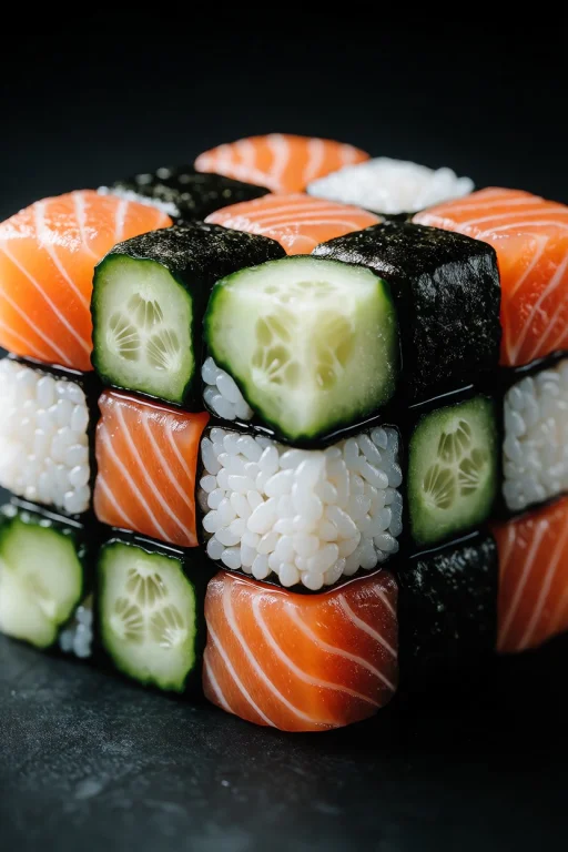 Zidiusart, Masterpiece, Very Aesthetic, It Shows A Sushi Cub...