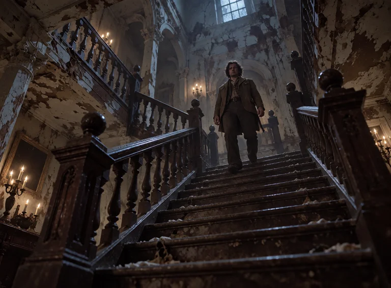Lorakrea70shorror1a Vast Decaying Victorian Mansion Interior...