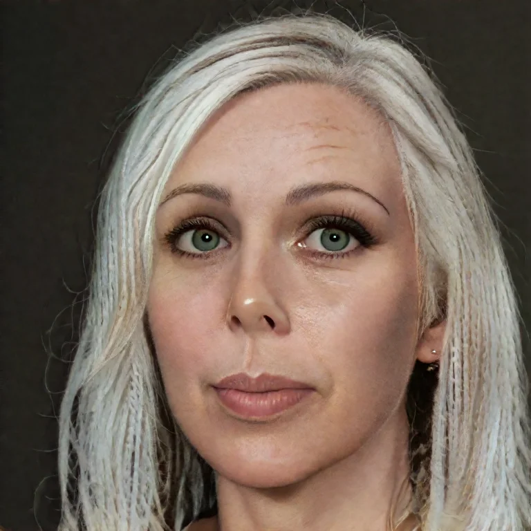 A 34 View, Photorealistic Portrait Of A Curious Stunning Wom...