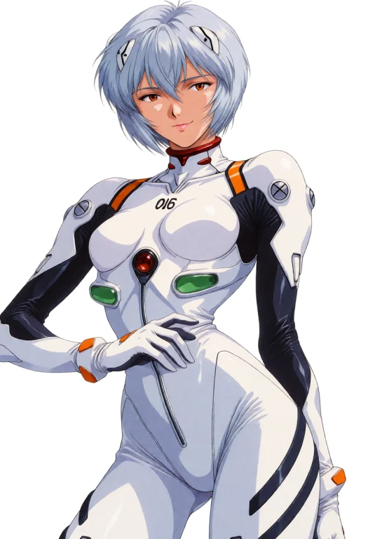 Retroneonoir, Retro, Retro Artstyle, Rei Ayanami, A Confiden...