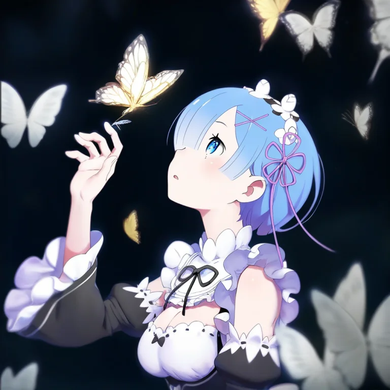Other Focus, Hand Focus, Hand Up, Butterfly On Hand, Golden...