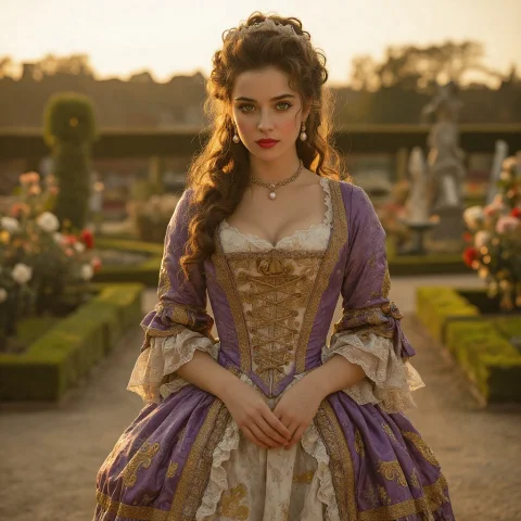 Ultra-realistic Cinematic Portrait Of A French Noblewoman In... — Stable Diffusion AI Prompt: Ultra-realistic cinematic portrait of a French noblewoman in the late 18th centu...