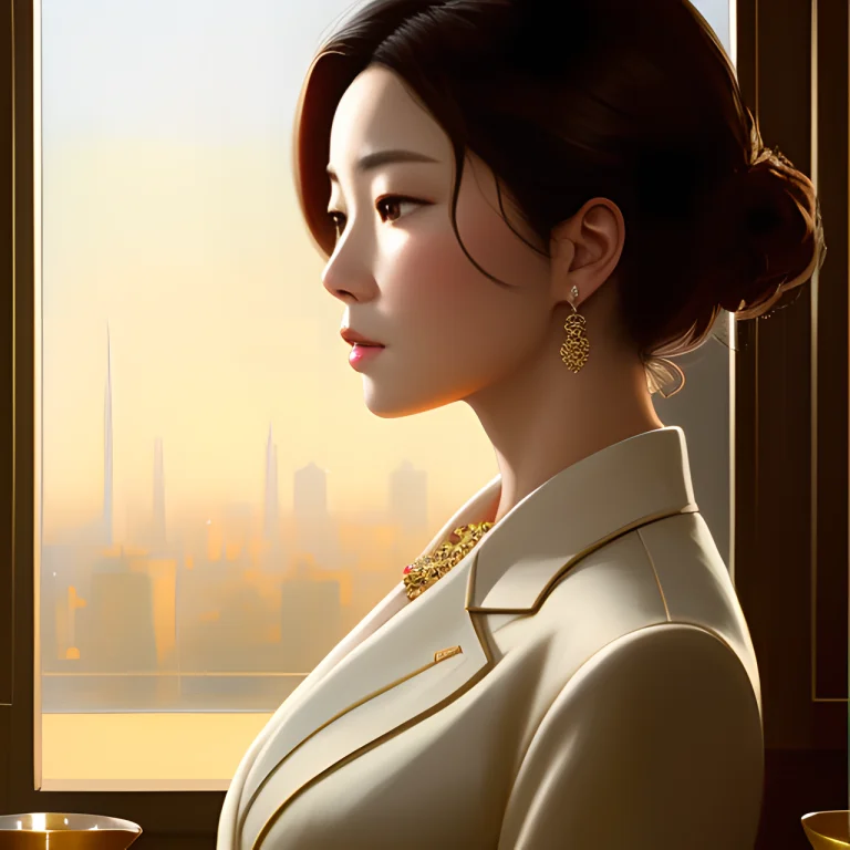A Poster For The Rise Of The Nouveau Riche, Featuring Eun-ji...