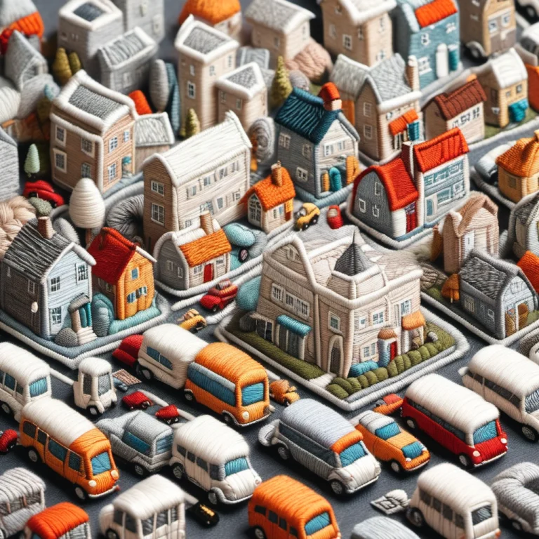 A Complete Isometric City Full Of Verhicles Big And Small Ma...