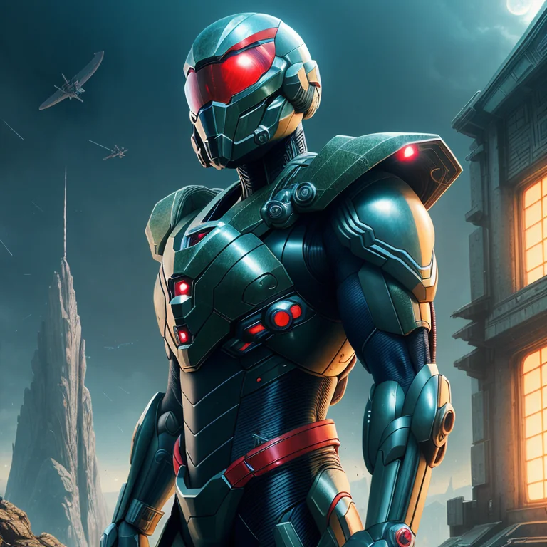 Digital Art, Wide Angle Shot1.2, Nanosuit From Crysis 4, Mat...
