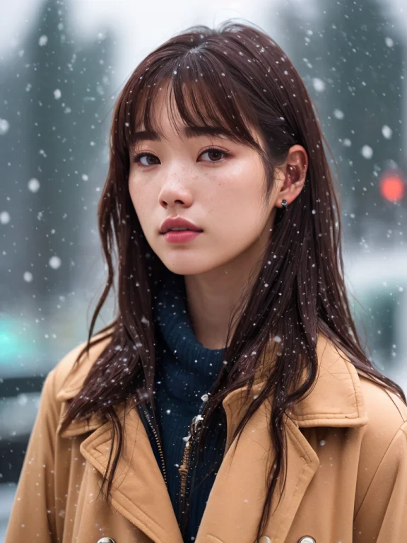 Winter Weather, Big Snowflakes Tempest1.7, A Close Up Concep...