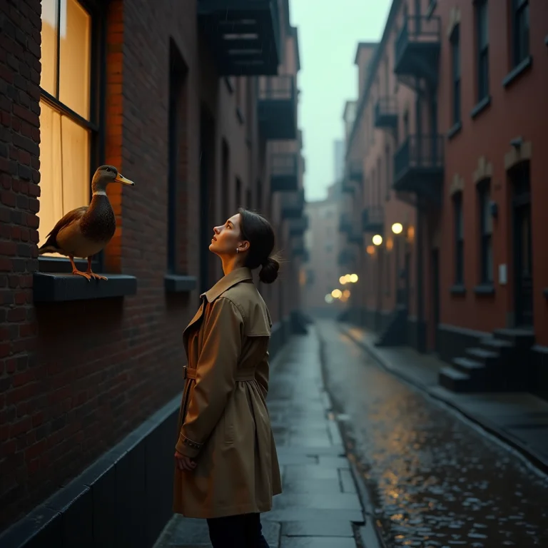 A High-resolution Cinematic Medium Shot Of A Woman Standing...